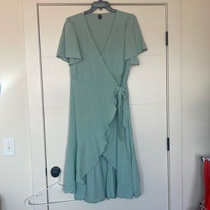 Plus Size Wrap Dress